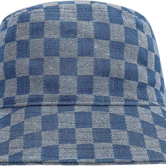 Bucket Hat for Women Men Fashion Checkerboard Fisherman Bucket Hat Sun Cap Packa - Picture 1 of 7
